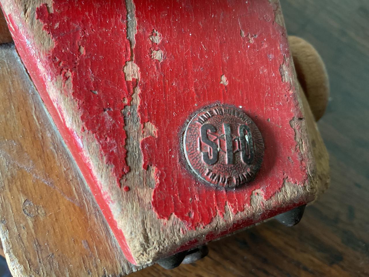 Houten pick-up truck jaren 70