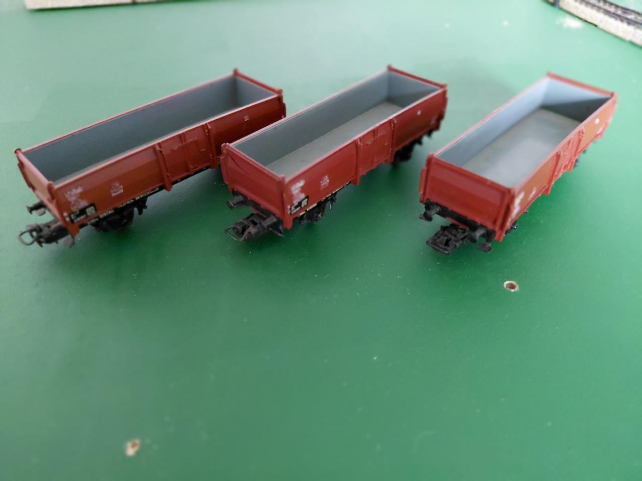 Märklin 3 open goederenwagons