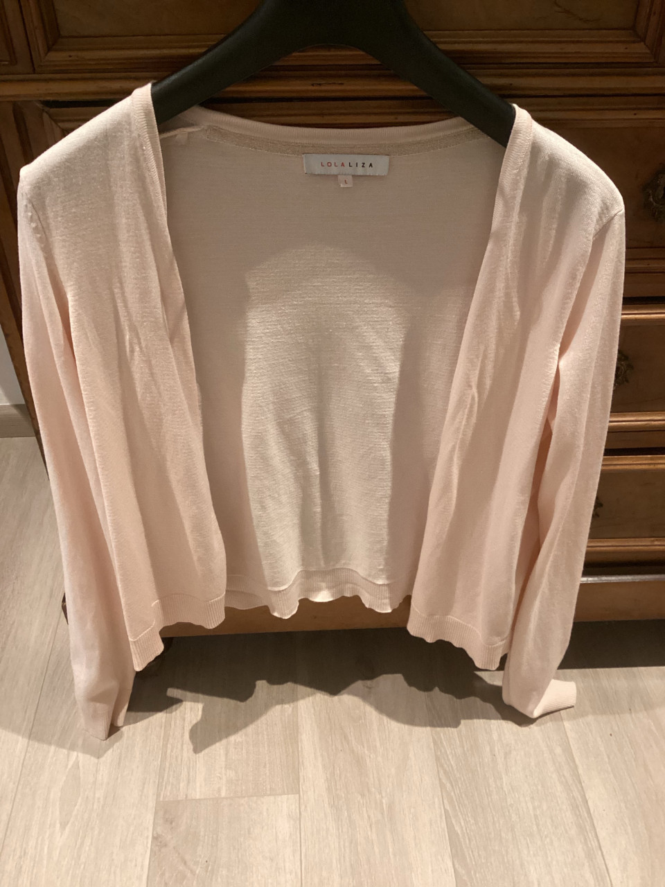 Nieuw roze vestje maat l