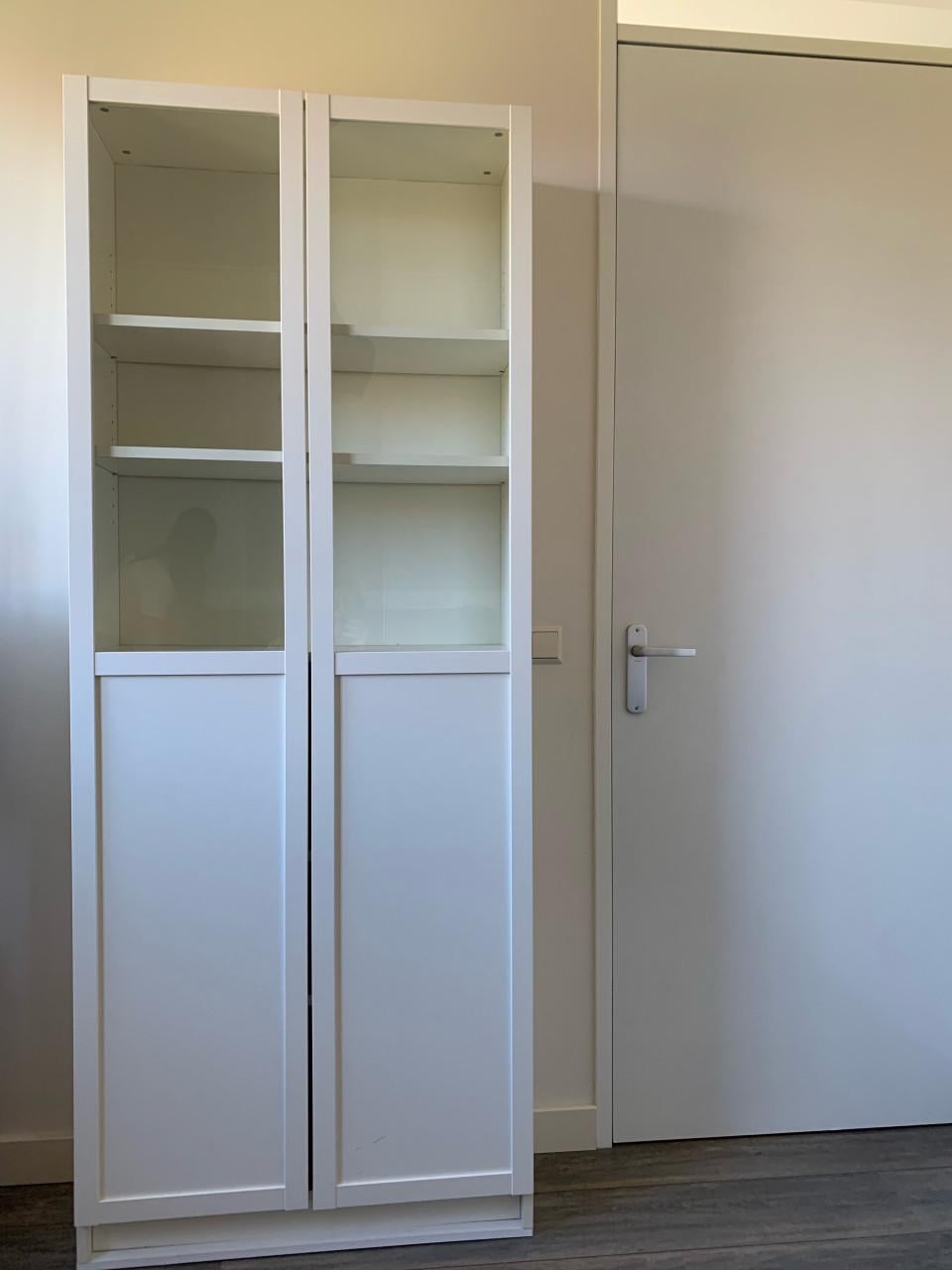 IKEA kast BILLY / OXBERG Boekenkast paneel-/vitrinedeuren