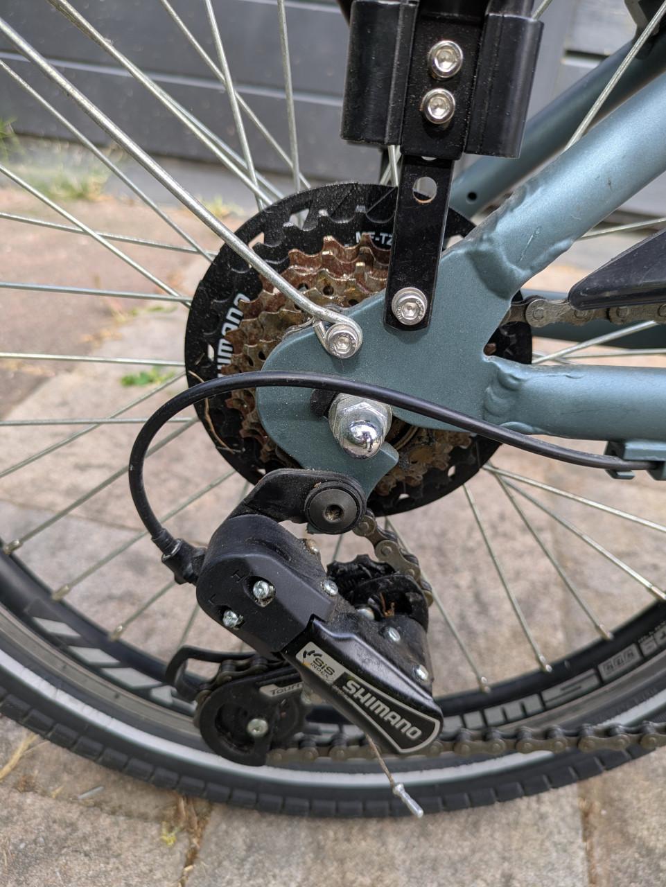 Minerva vouwfiets groen