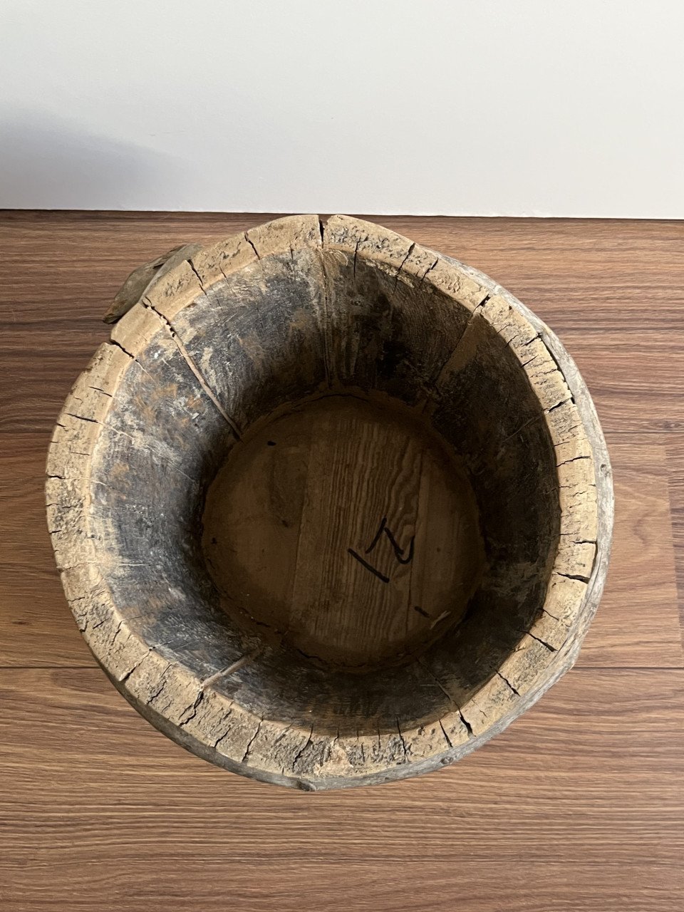 Houten emmer