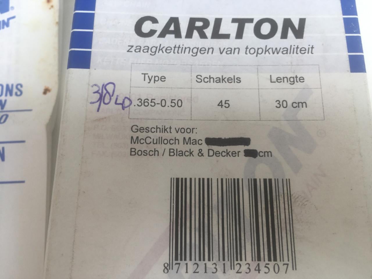 5X zaagketting voor kettingzaag dolmar, husqvarna etc  gloednieuw