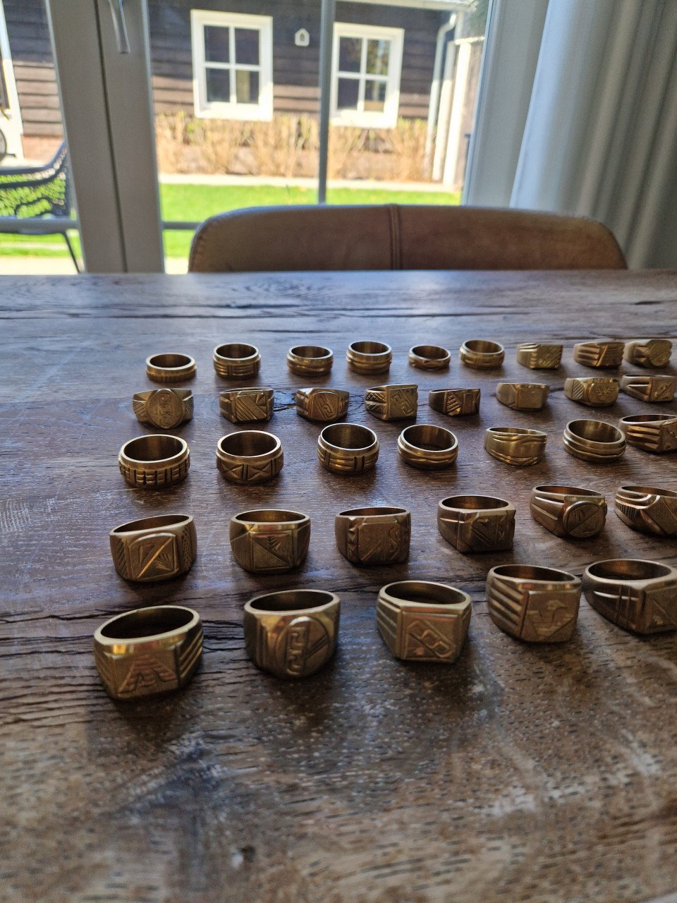 Partij ringen 41 stuks NIEUW