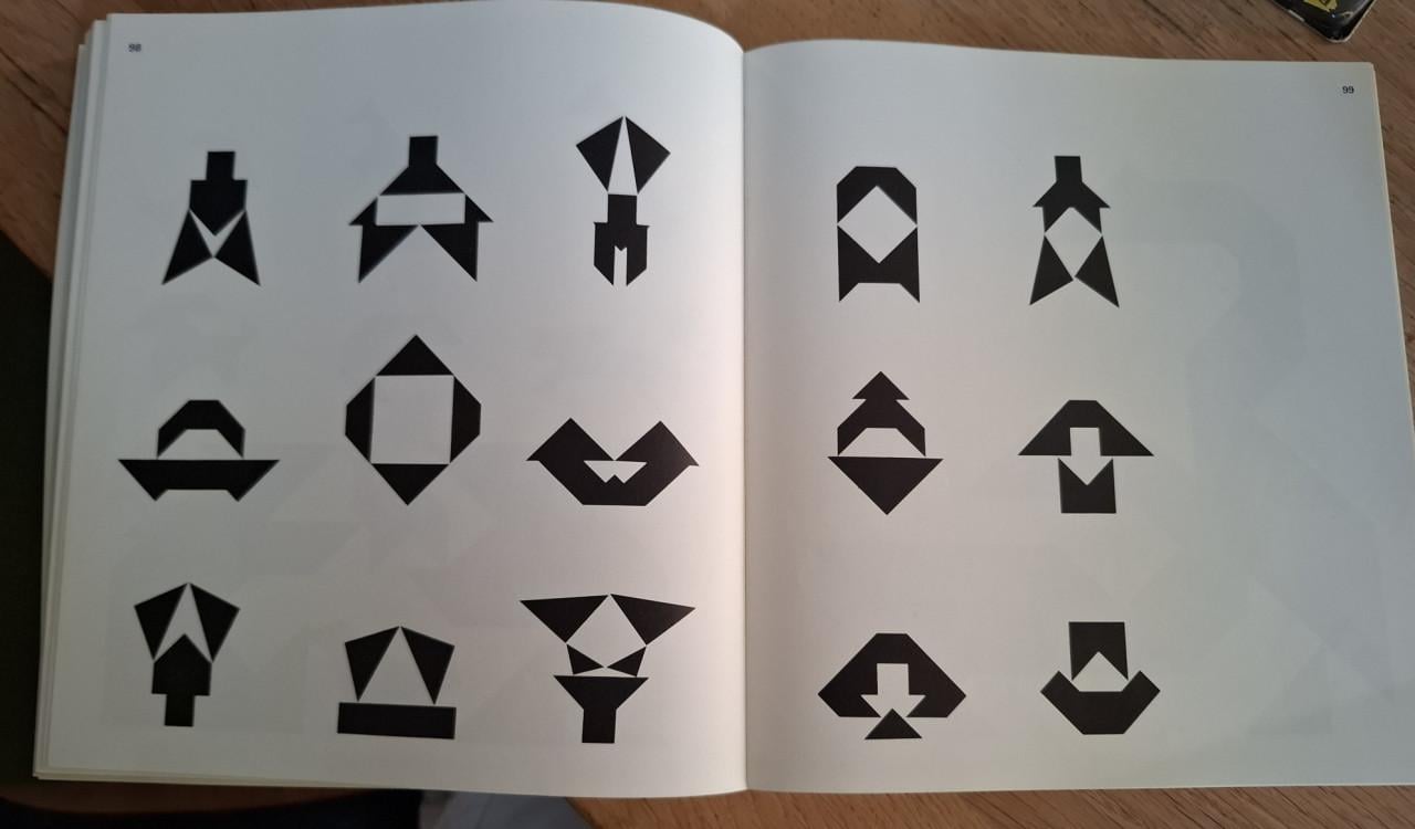 Tangram : het oude Chinese vormenspel, Nederlands en Duits