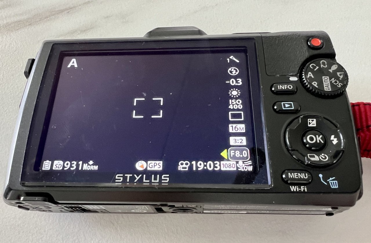 Olympus Tough TG4 outdoor camera