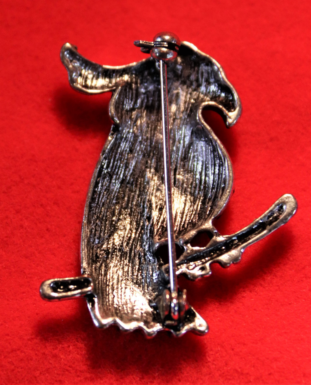 Antieke broche ( papegaai )