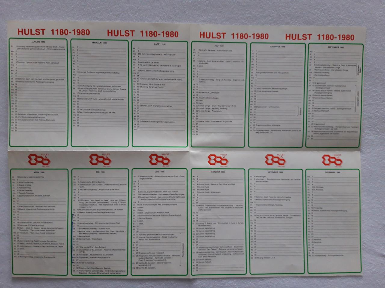 Spulletjes Hulst 800 jaar ( 1980 )