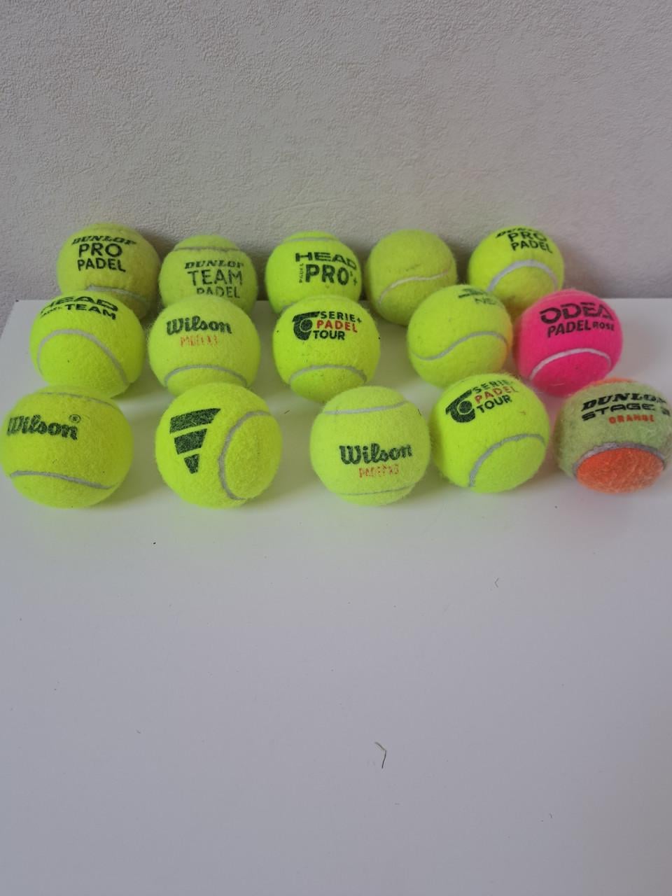 15 tennisballen
