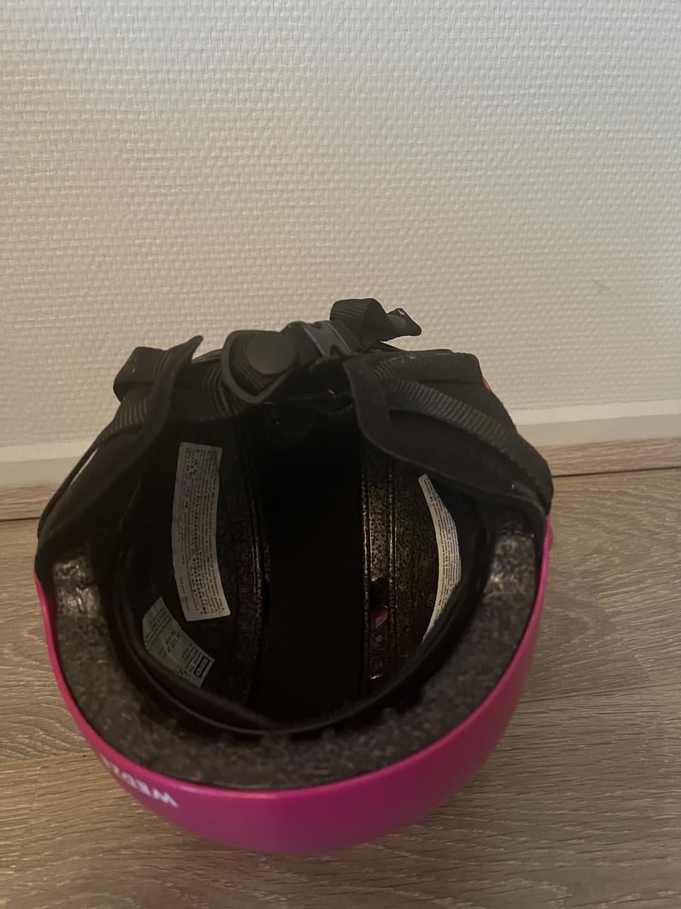 Roze / paarse Wedze skihelm kind 48-52 cm
