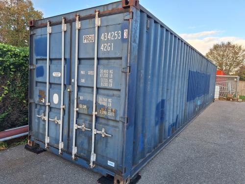 Container 40ft, zeecontainer, opslagcontainer, berging, opslagruimte