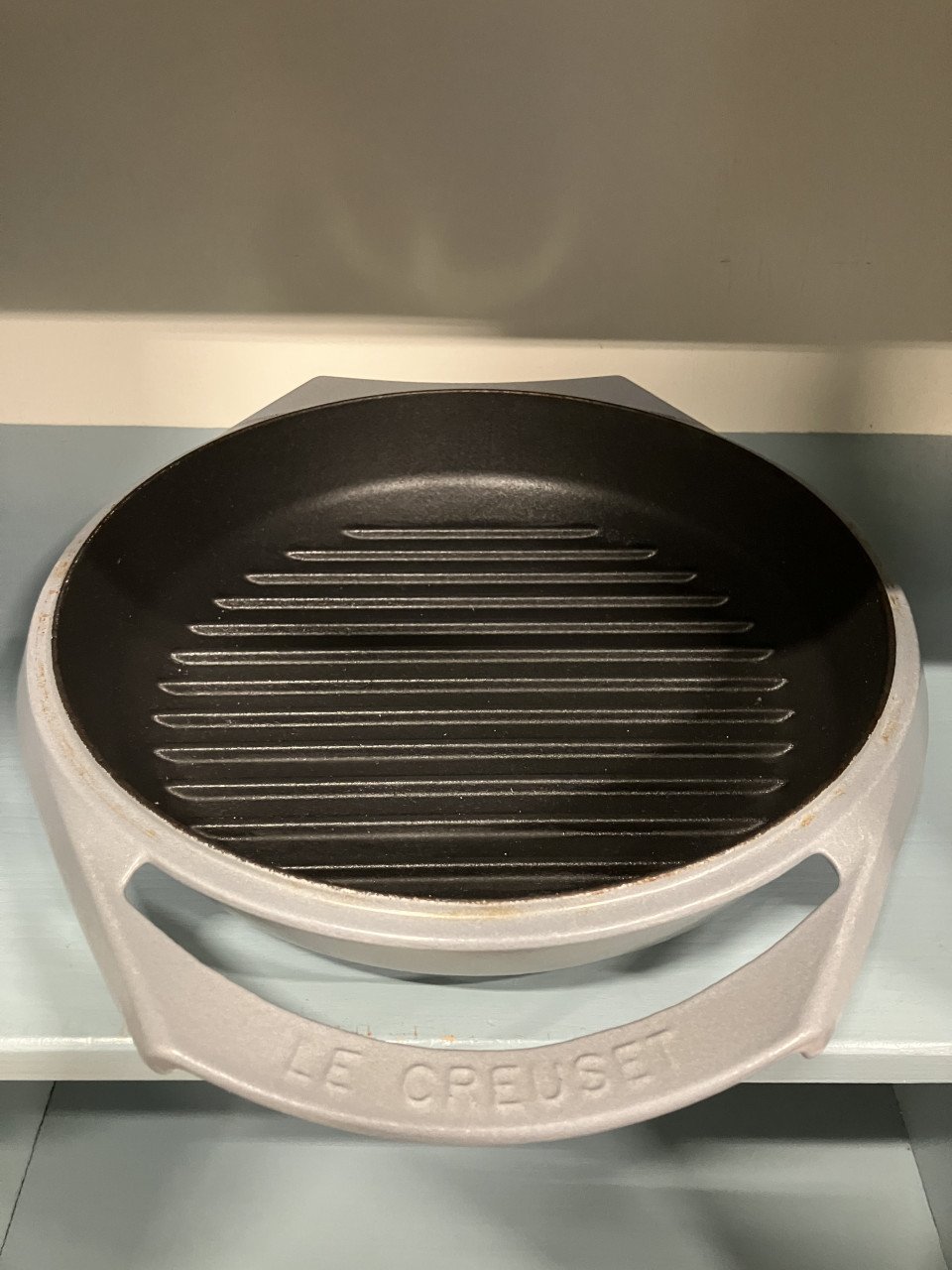 Unieke Le Creuset braadpan 26cm met grilldeksel, izgs