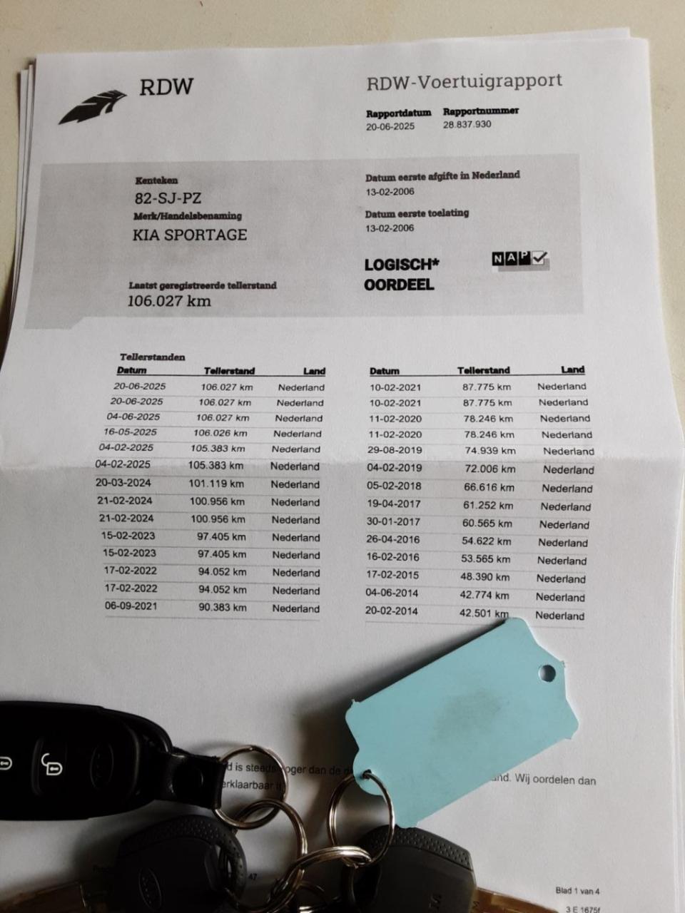 Kia Sportage 2.0 cvvt comfort