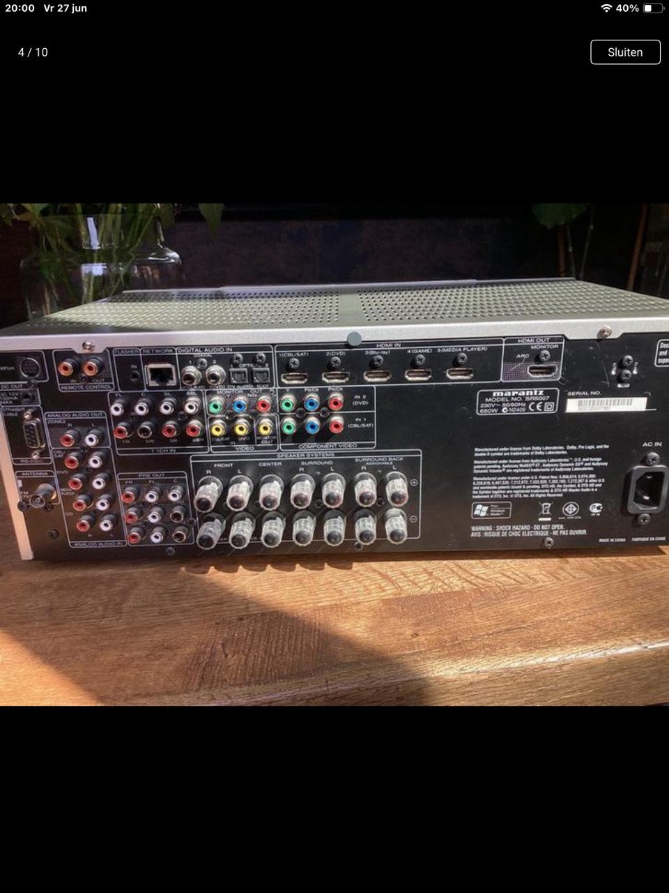 Marantz receiver