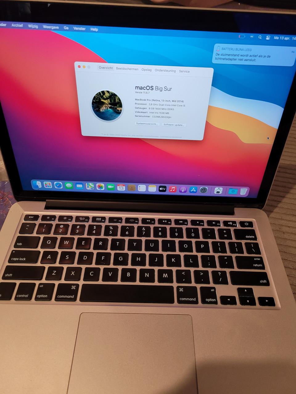 Macbook Air en Pro 2014 en 2017