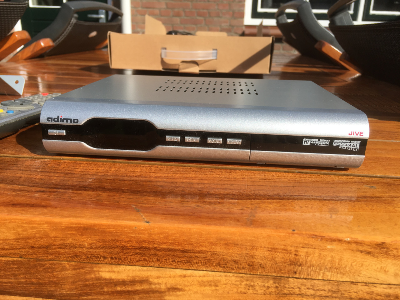 TV kijken in de caravan