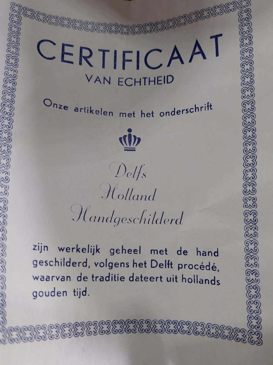 3 Delftsblauwe kaststel (vazen)