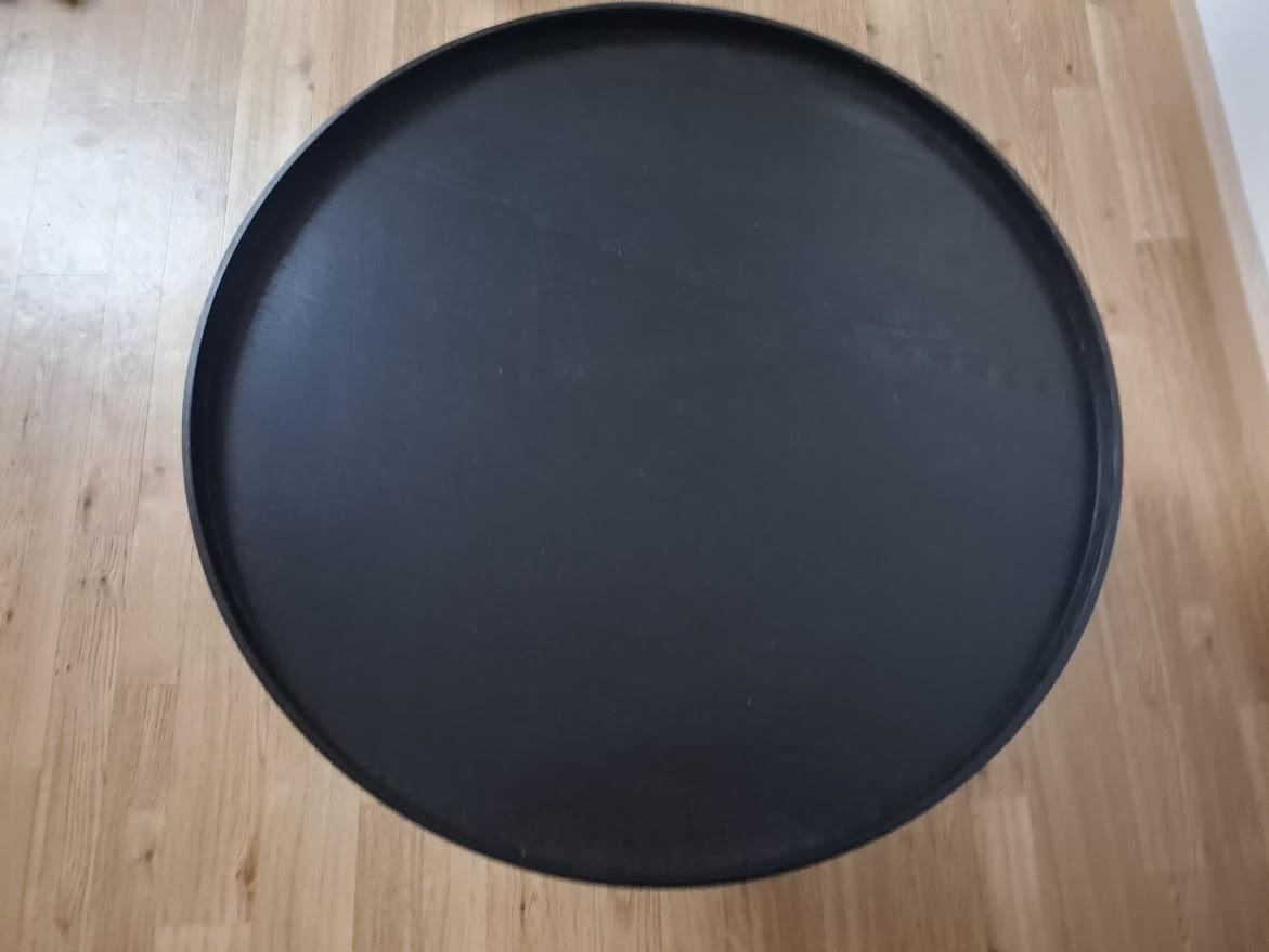 WOOOD bijzettafel Mesa L rond zwart
