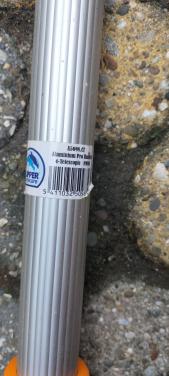 Borstel op aluminium telescoopsteel tot 8m uitschuifbaar