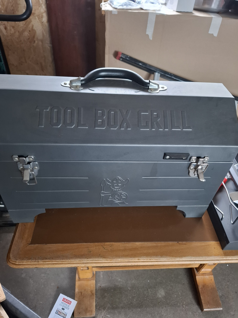 Draagbare Toolbox grill prov