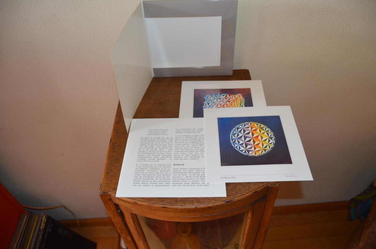 Anton Beijsens 'Meditatie' gesigneerd en gedateerd + boekje