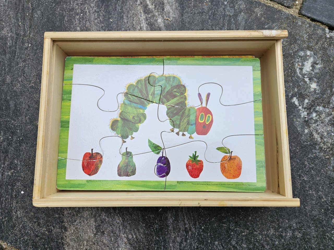 Rupsje Nooit Genoeg - vier houten puzzeltjes