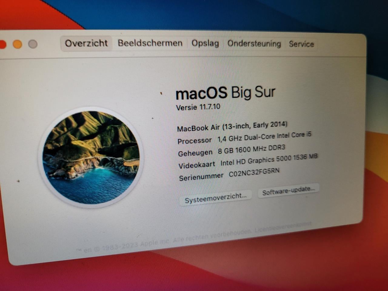 Macbook Air en Pro 2014 en 2017