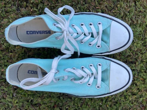 Mooie groen AllStars converse, maat 39,5