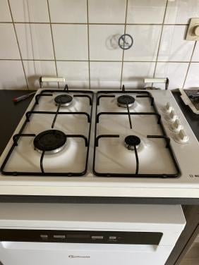 Vierpits kookplaat gas