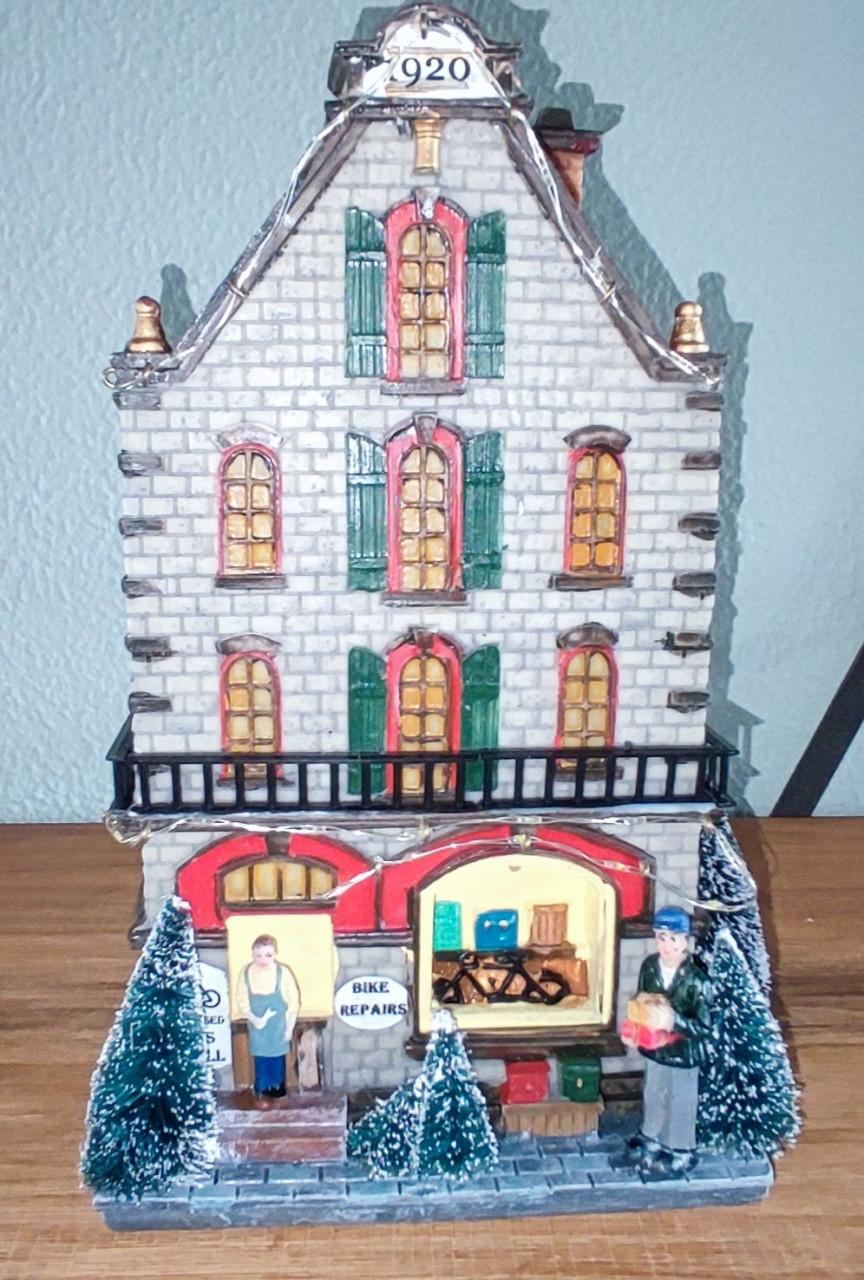 3 grachtenpandjes kerstdorp