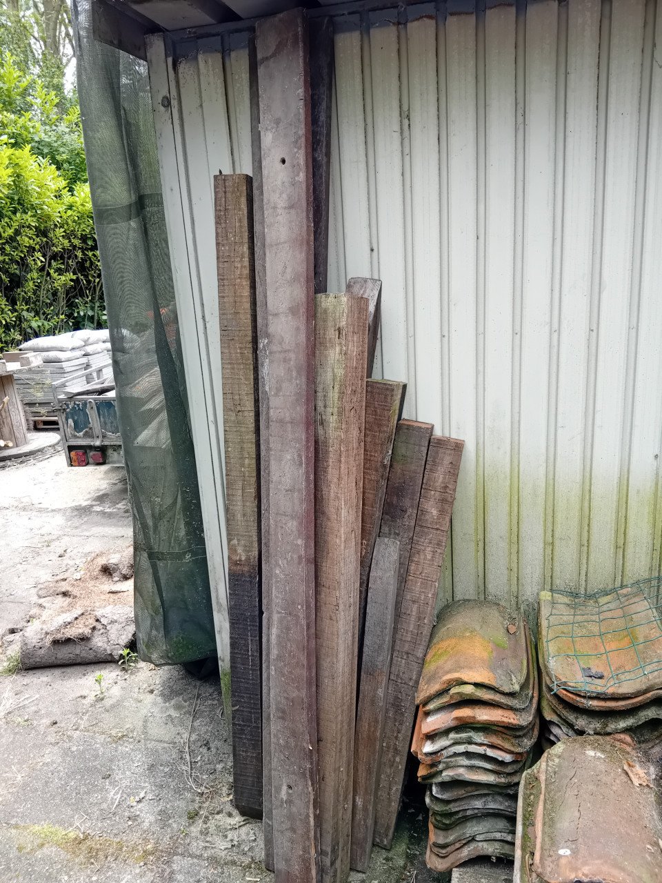 Stapeltje hardhout