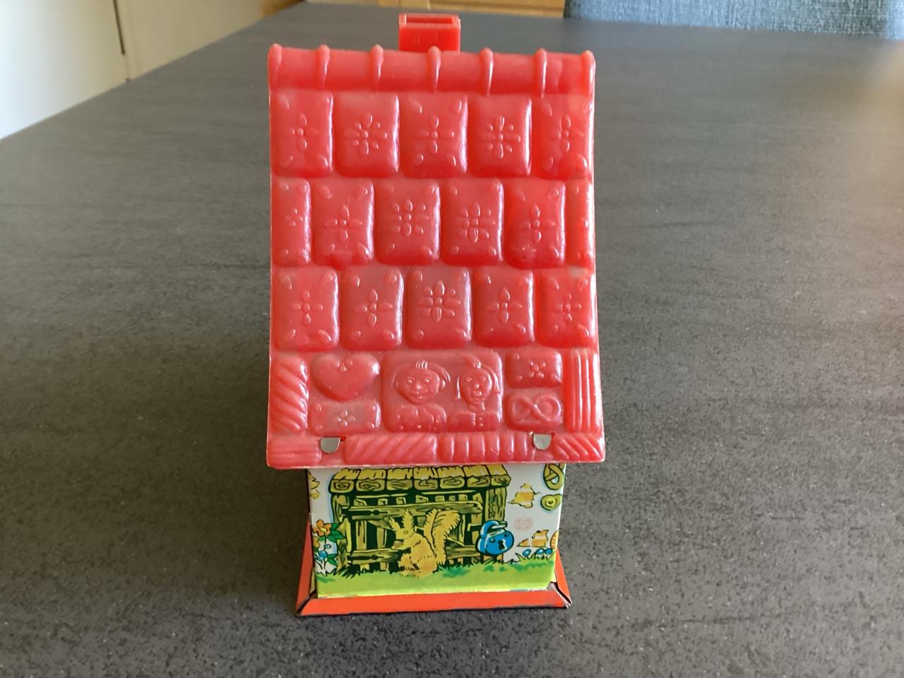 Vintage blikken sprookjes spasrpot (Hans en Grietje. Sneeuwwitje)