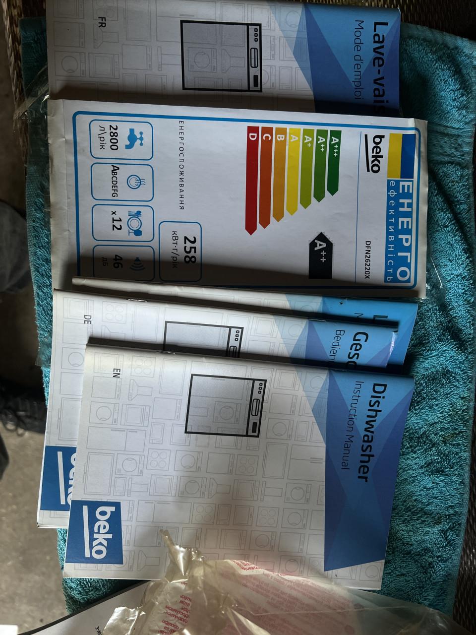 Beko DFN26220W2  Vrijstaande Vaatwasser A++ klasse zelden gebruikt