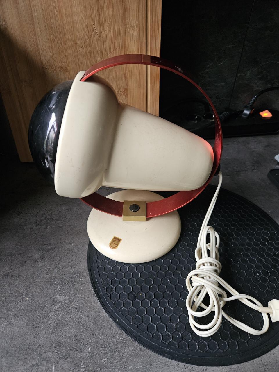 Prachtige jaren 50 philips infraroodlamp (Charlotte Perriand