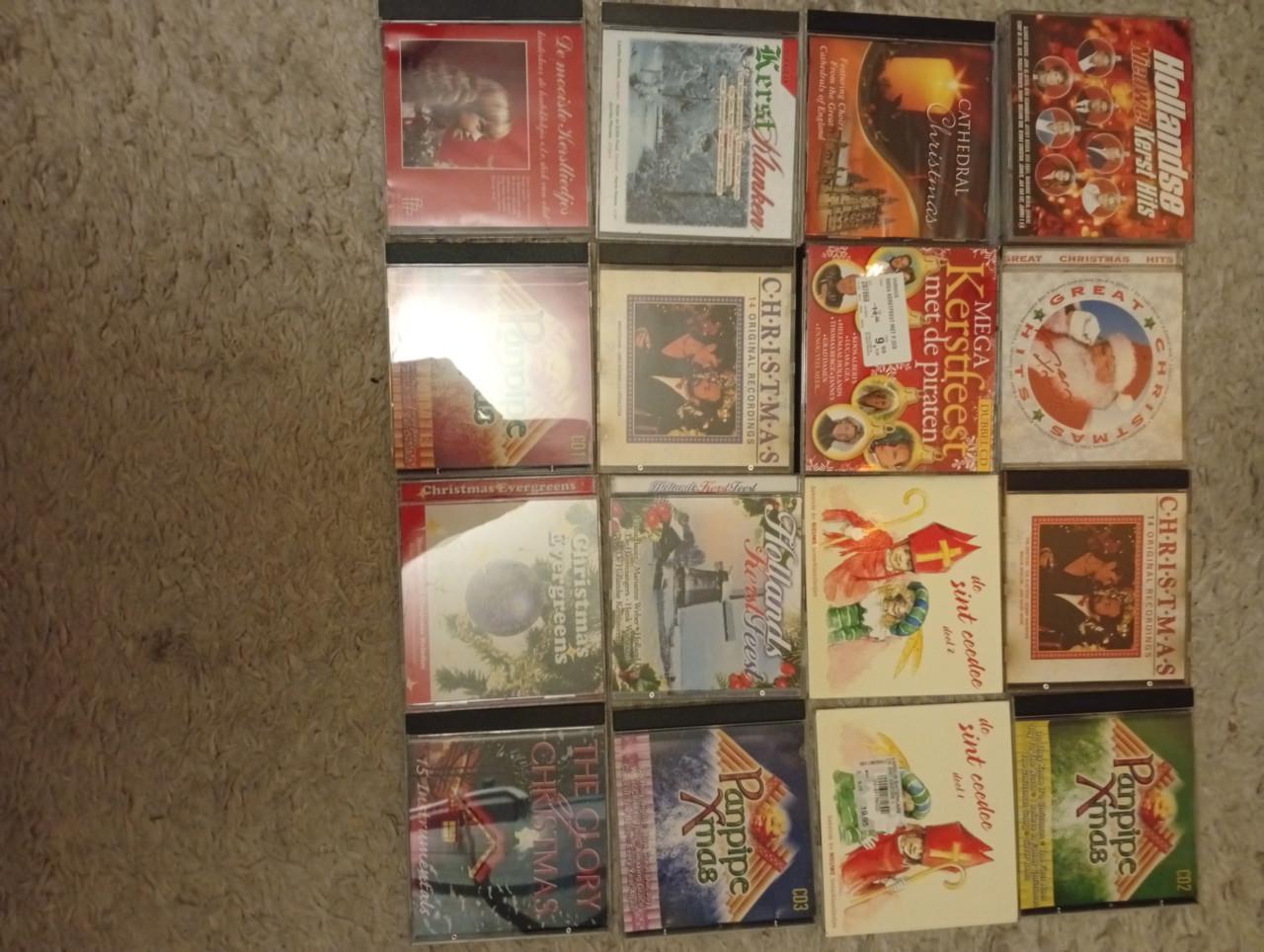 16 kerst en 2 sint cd's - nieuw!