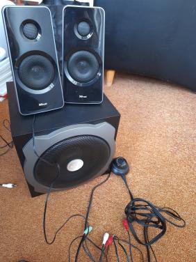 NIEUWE Trust Tytan 2.1 Speaker Set - 120W - Ongebruikt!