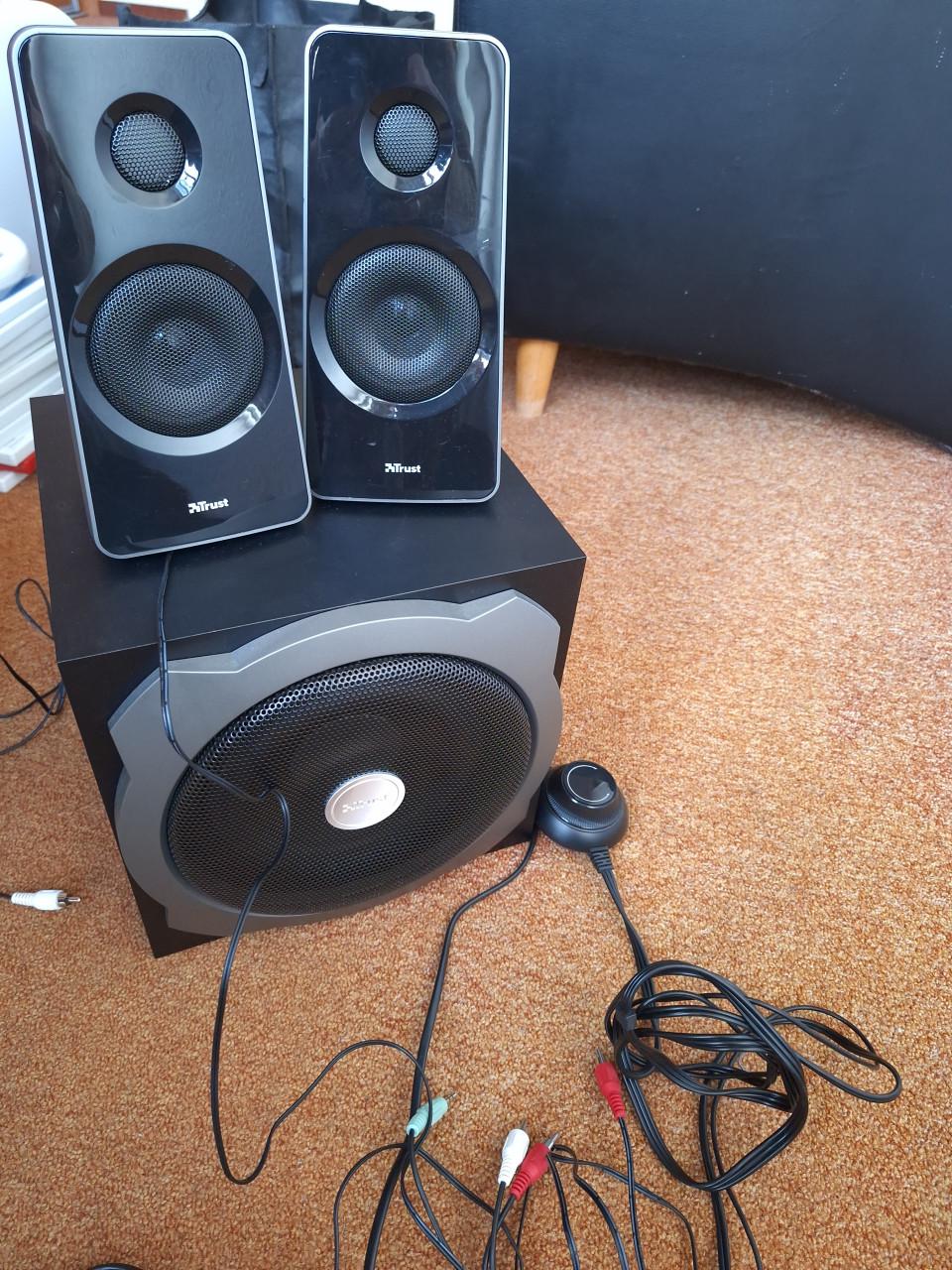 NIEUWE Trust Tytan 2.1 Speaker Set - 120W - Ongebruikt!