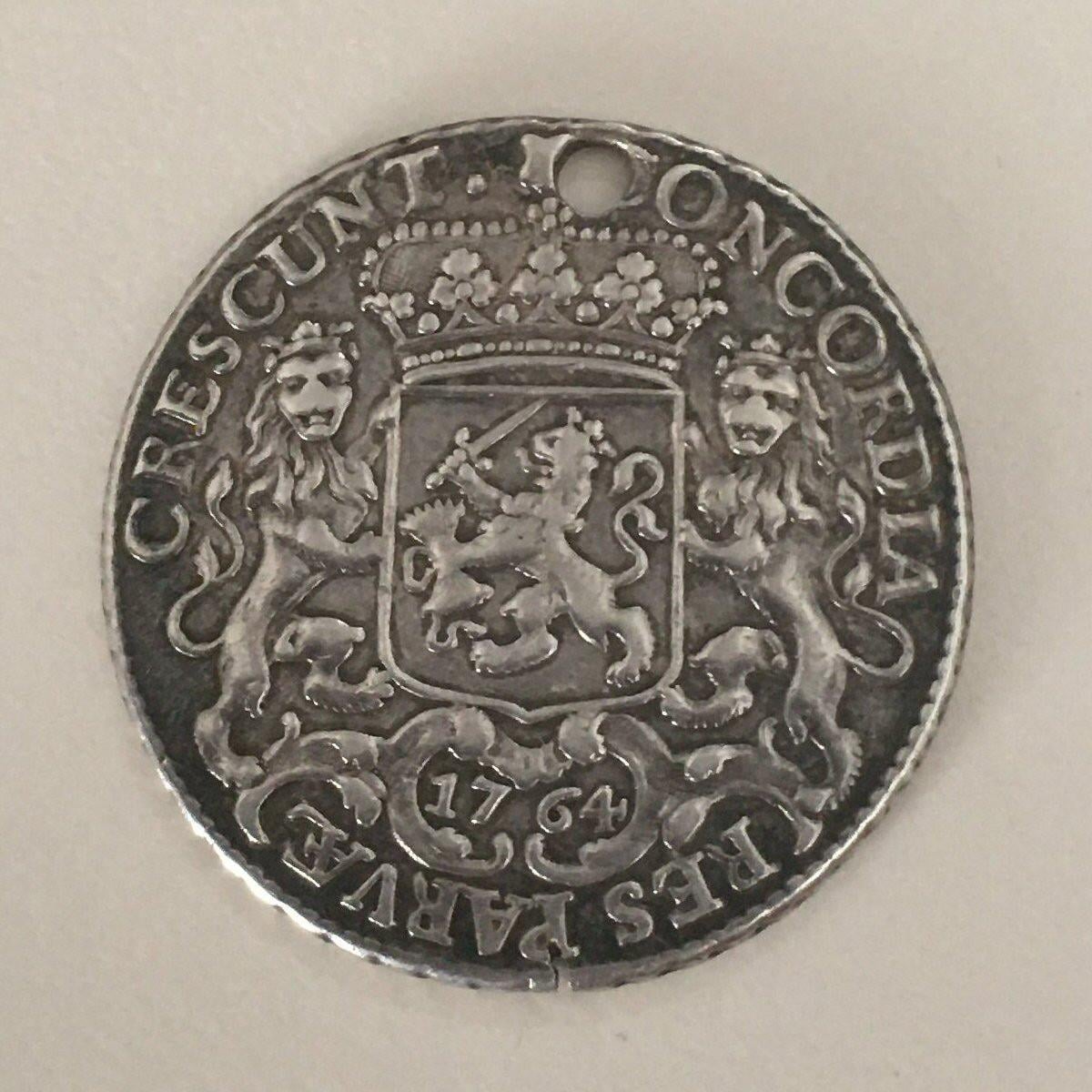 Utrecht 1/2 zilveren rijder 1764