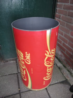 Kunststof Coca Cola ton Ø 410 - H=710