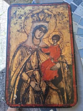Ouder orthodox icoon van Maria Hodegetria