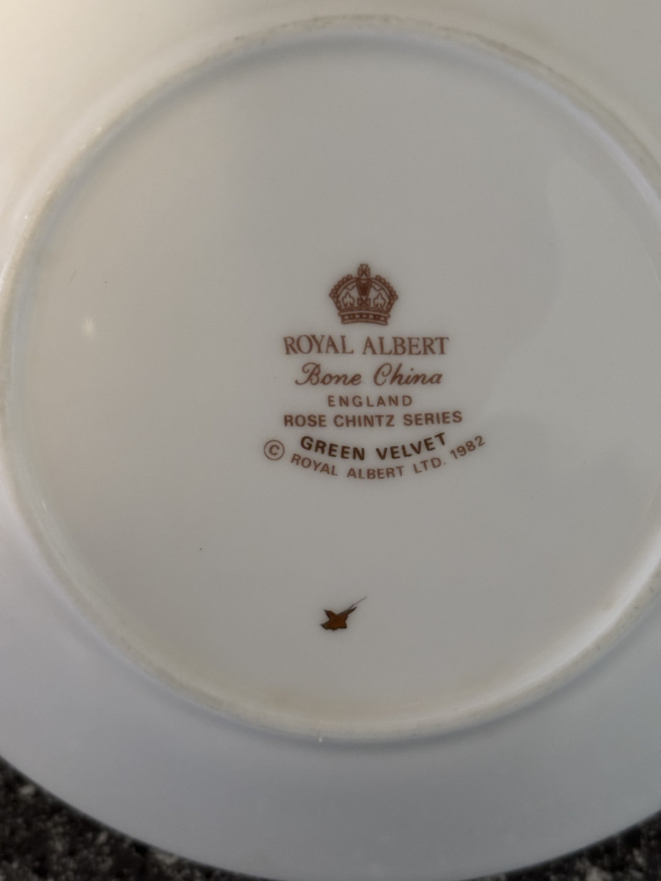 ROYAL ALBERT “THE ROSE CHINTZ” SERIE
