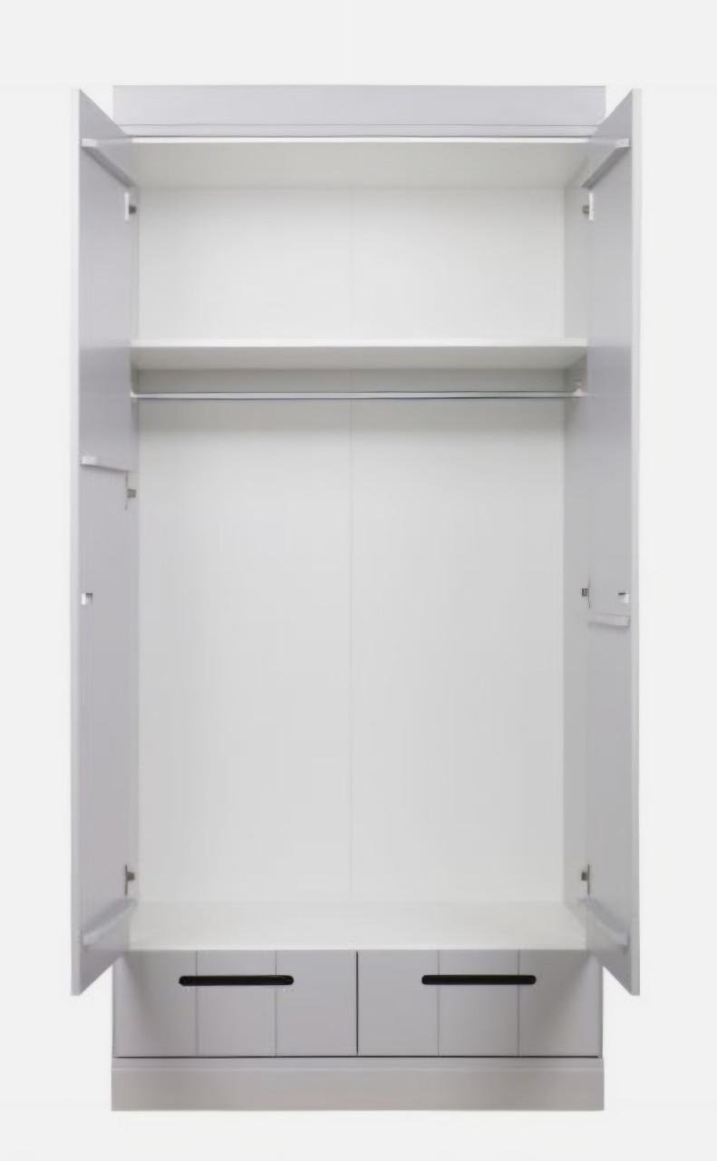 Grenen kledingkast Woood Connect