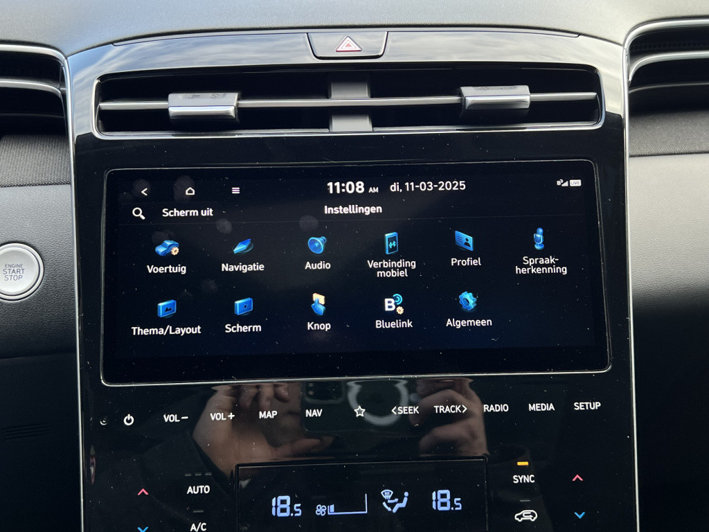 Hyundai Tucson Hybrid 1.6 t-gdi hev premium sky - schuif-/kanteldak | stoel