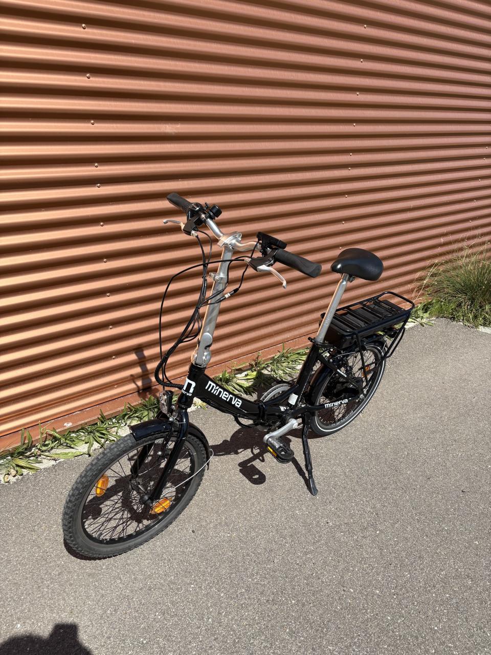 VERKOCHT Nette Minerva elektrische vouwfiets 7 versnellingen