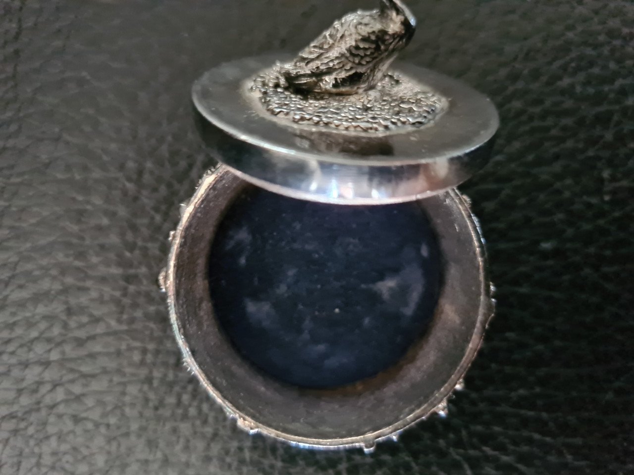 Oud vintage sieraden/tanden doosje
