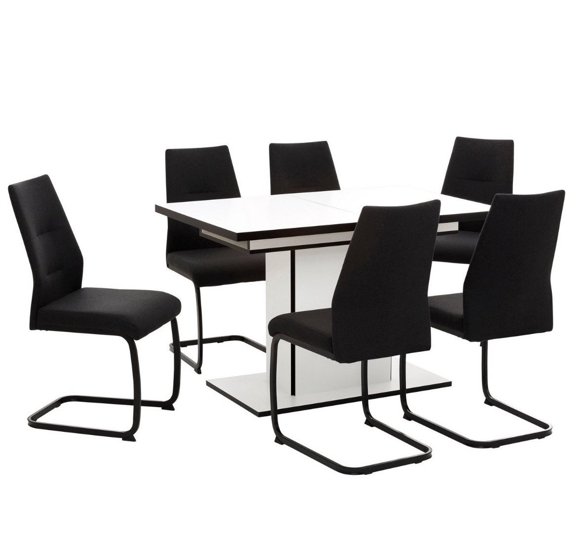 Eettafelset met 6 stoelen