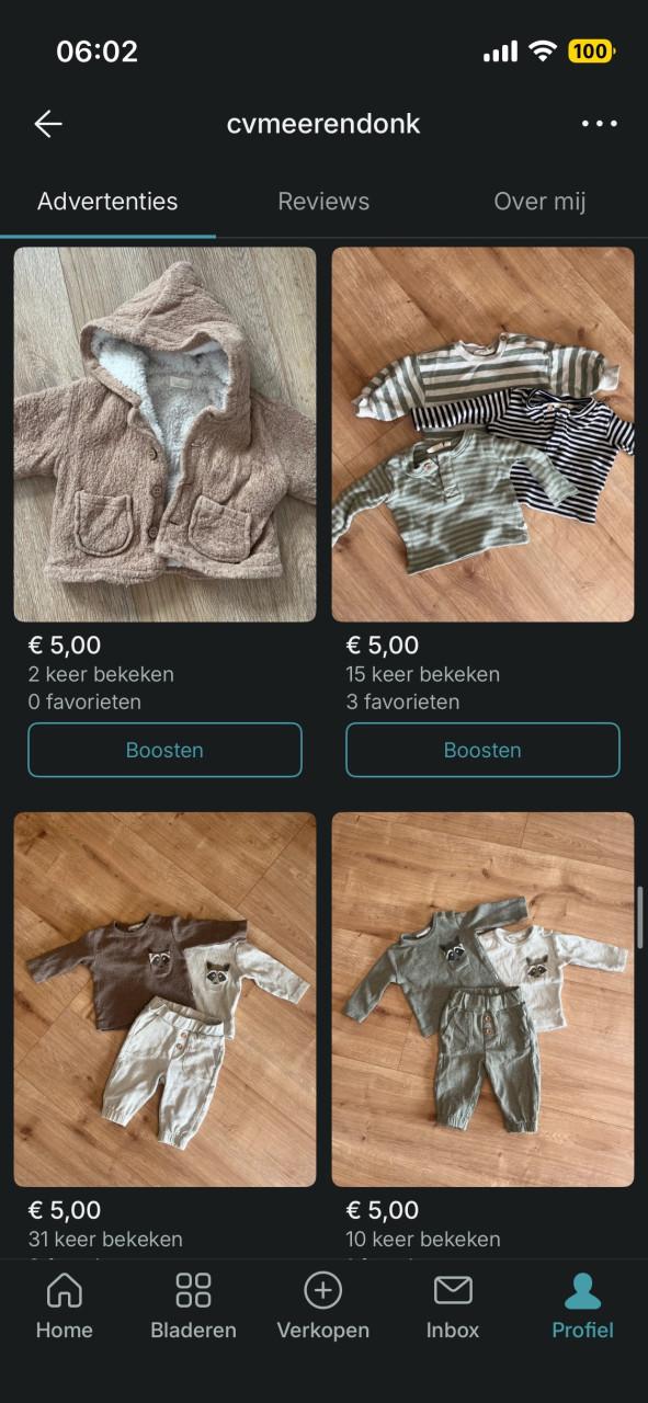 Veel kleding maat 56 - 62