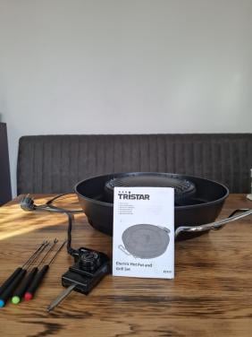 Tristar hot pot en grill set