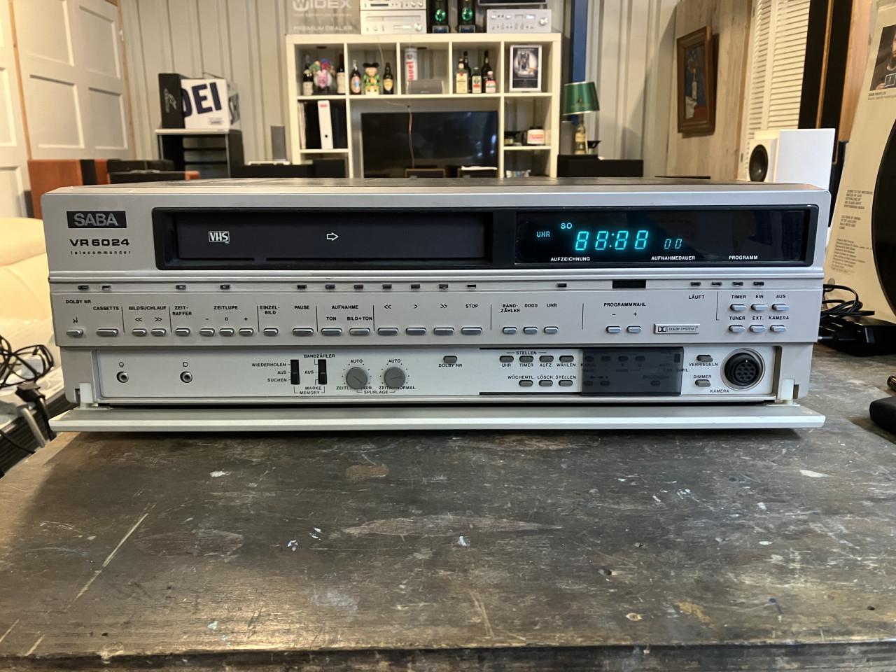 Saba VR6024 videorecorder met Dolby en remote