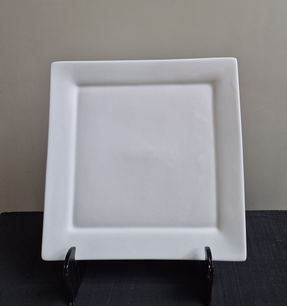 Set vierkante borden porselein  Diner borden, 25 x 25 centimeter